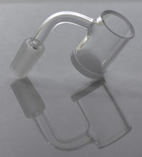 Load image into Gallery viewer, 14mm/M/90°/25Ø Pure Quartz Gavel Style Banger Beveled top